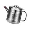 Practical Tea Filter Container Stainless Steel 1L Soybean Milk Strainer Pot for Juice and Tea with Fine Mesh Filter