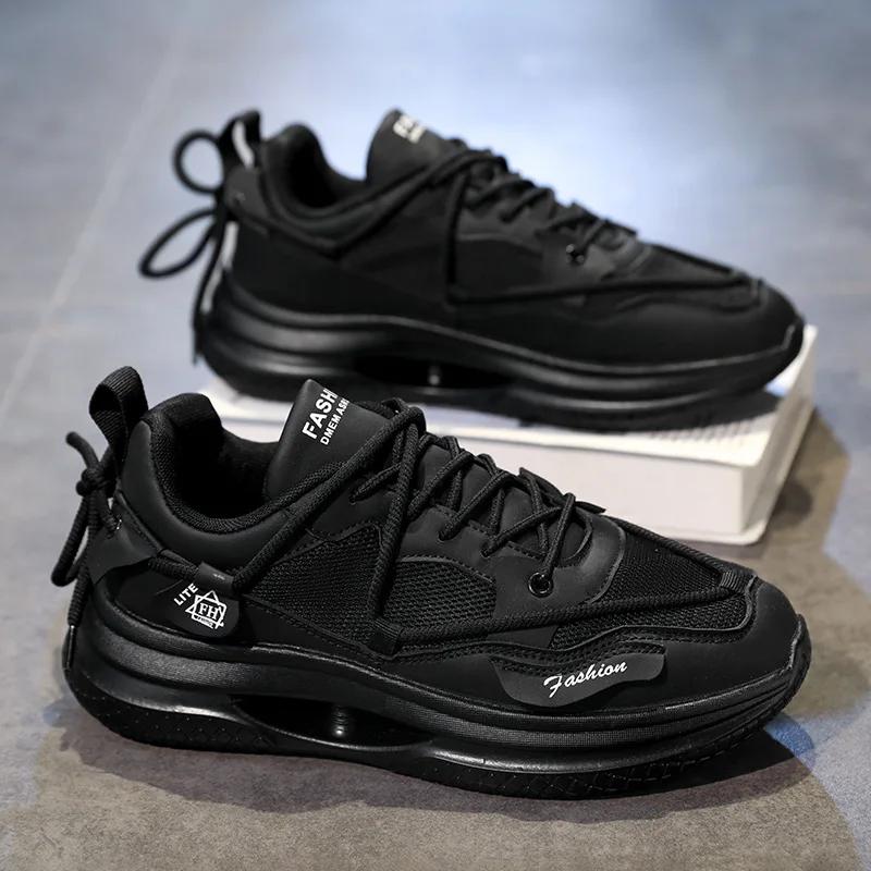 Fashion Casual Men's Sneakers Lightweight and Breathable Youth Thick soled Height Increasing Sports Running Shoes Zapatos Para Hombres