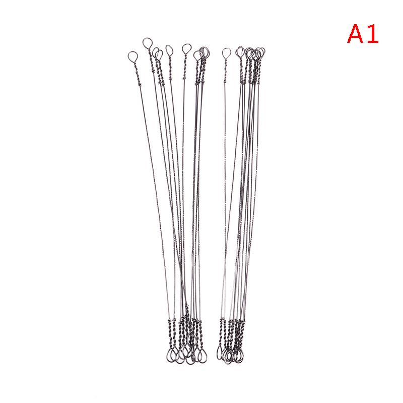 

10Pcs/Set Woodworking Multi-Sided Sawtooth Garland Saw Blade Multi Wire Tooth Saw Blade Tools Diameter 0.6 0.7 0.8 0.9 1.0Mm Diameter 0.6mm