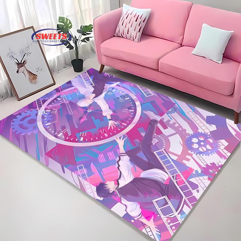 Bilibili Link Click Carpet New Release! Anti-slip Sound Insulation,Rug for Living Room Bedroom, Bedside Office Areas,Durable Mat
