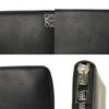 Used 12695 Zip Around Wallet 109N54.F13 7940 White Smooth Calfskin Zip Around Anagram Embossed Black Unisex from Japan