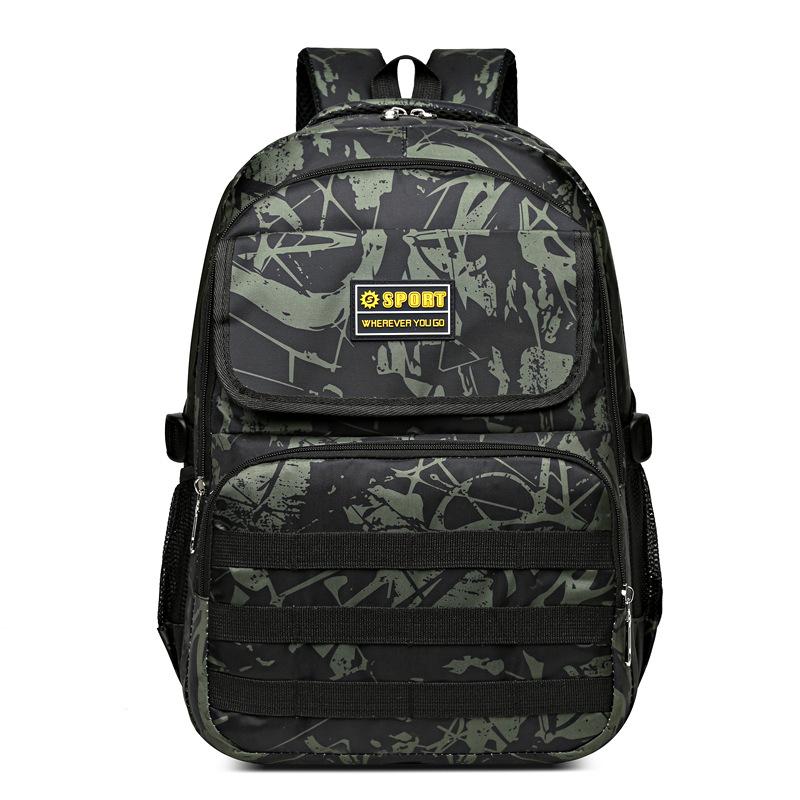 Backpack Simple Casual Travel Bag Student Backpack Large Capacity Multi-compartment Waterproof Backpack