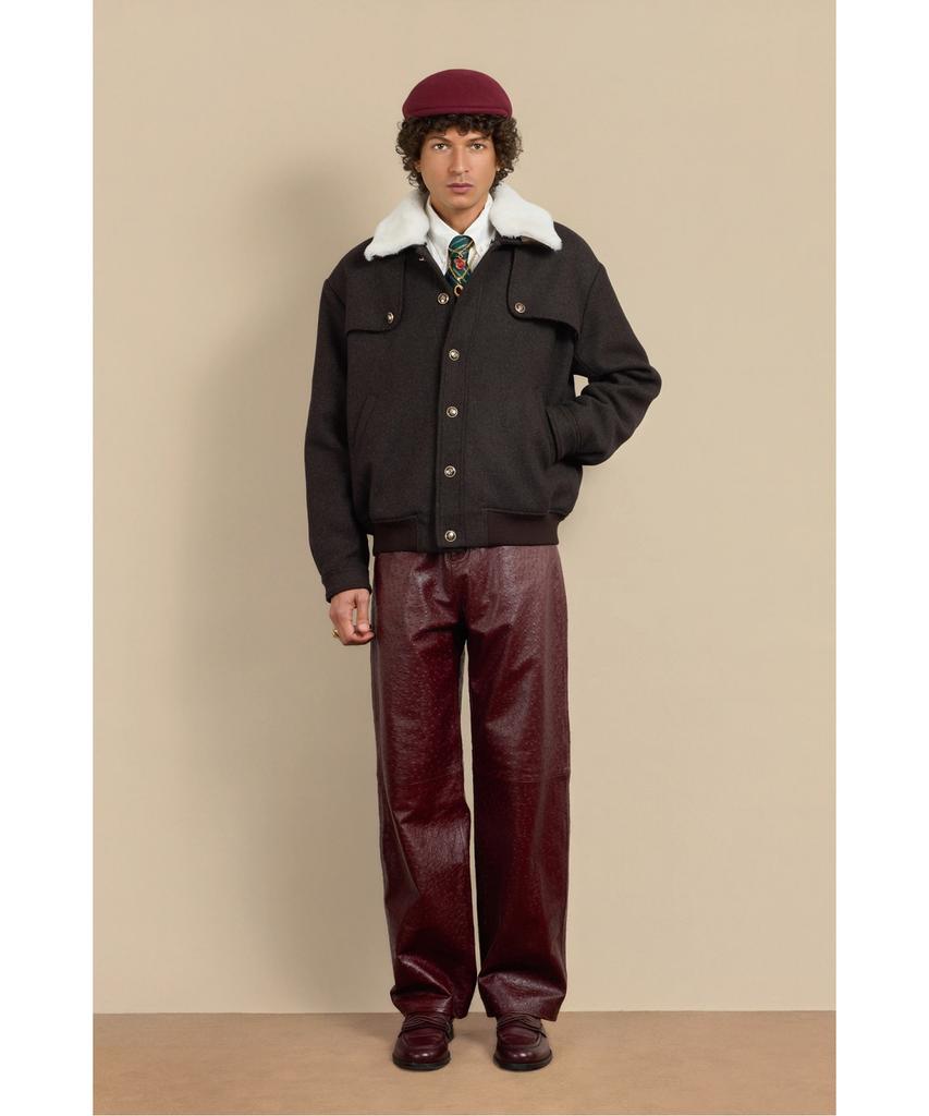 Drole De Monsieur Le Blouson Laine D0Jaw25114Brx