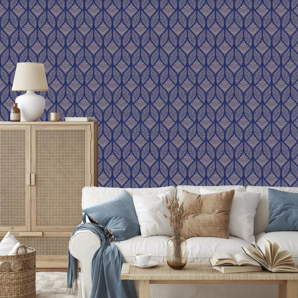 Geometric abstract pattern wallpaper for living room and bedroom 50x1000