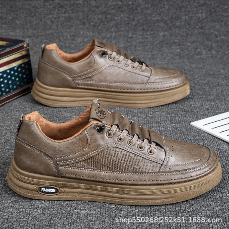 2026 new men's white shoes men's breathable casual board shoes versatile sports trendy new men's shoes