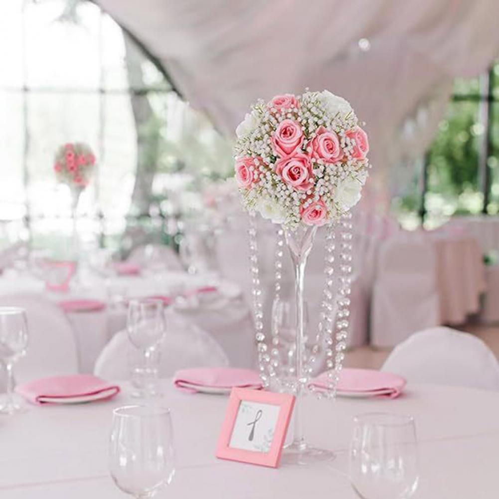 Palla di Fiori per Matrimonio per Centrotavola Fiori Artificiali Palla di Rose Composizione Bouquet per Matrimonio, Festa, San Valentino, Decorazione Domestica