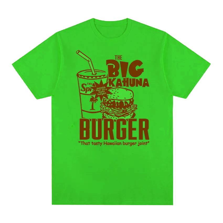 Pulp Fiction 2 Graphic Unisex Tshirt The Big Kahuna Burger Print Short Sleeve Summer Unisex Unisex Casual Oversized Tshirt Cotton Tops