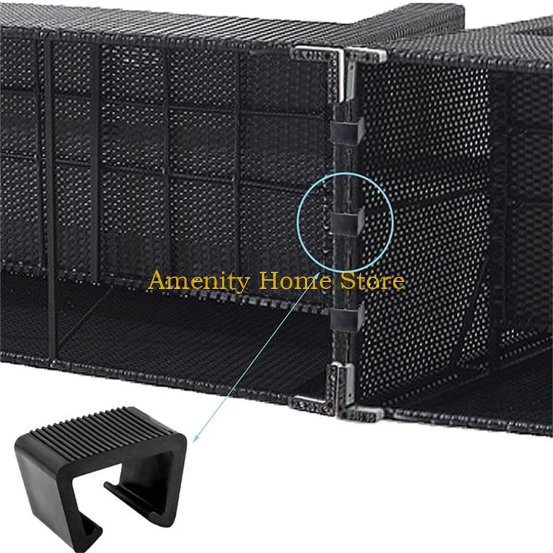 F26C 10 Pack Outdoor Furniture Clips Patio Sofa Clips Rattan Furniture Clamps Wicker Chair Fasteners Connect The Sectional