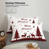 3pcs Merry Christmas Themed Pattern Bedding Set Christmas Tree for Teenagers and Adult's Bedroom a Christmas Gift