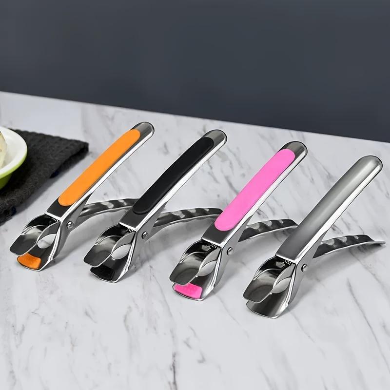 

1PC Stainless Steel Multi-Purpose Tongs, Heat-Resistant Kitchen Tool for Hot Bowls, Pans & Cookware, Dishwasher Safe
