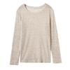 Spring Autumn Round Neck Casual Fashion Perspective Sweater Women Long Sleeve Solid Color Knitting Pullover Tops