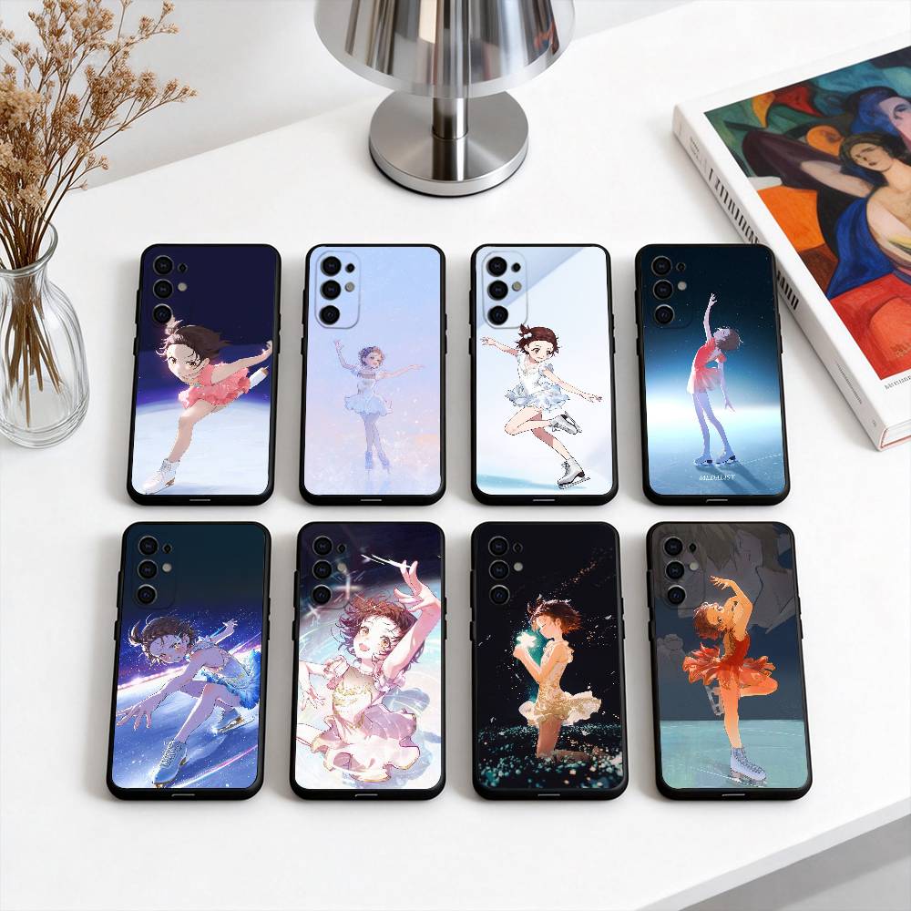 M-Medalist girl I-Inori Y-Yuitsuka Phone Case Black Silicone Soft For Samsung S25,S24,S21,S22,S23,S30,Ultra,S20,Plus,Fe,Lite