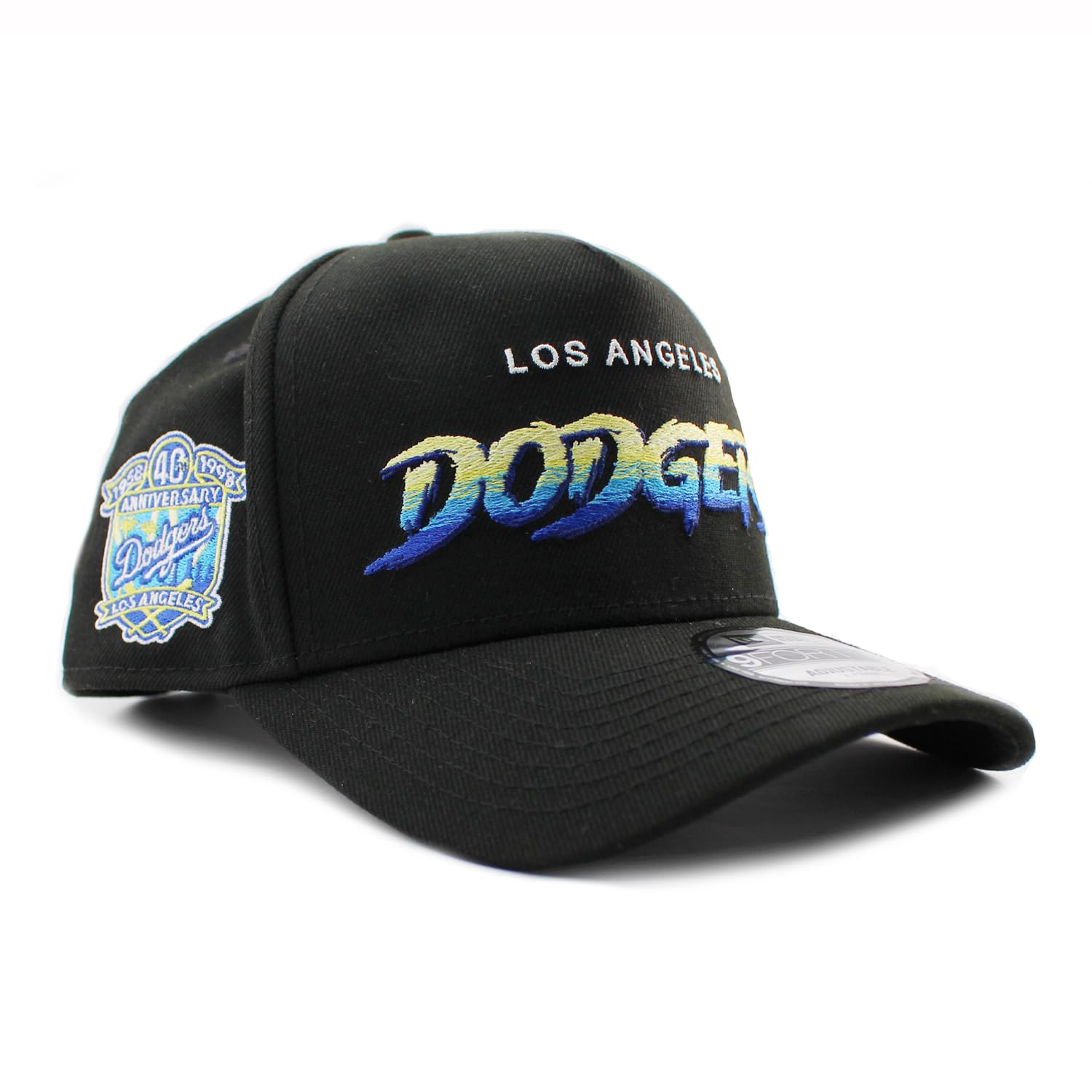 

Кепка 9FORTY Los Angeles Dodgers MLB 40-ЛЕТИЕ SNAPBACK CAP ЧЕРНАЯ LOS ANGELES DODGERS LA Бейсболная Шляпа 940 AF [New Era] A-FRAME A-Frame [Б/У] чёрный