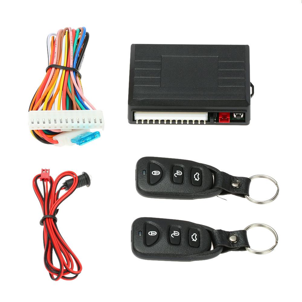 Universal Car Door Lock Trunk Release Keyless Entry System Central Locking Kit With Remote Control
