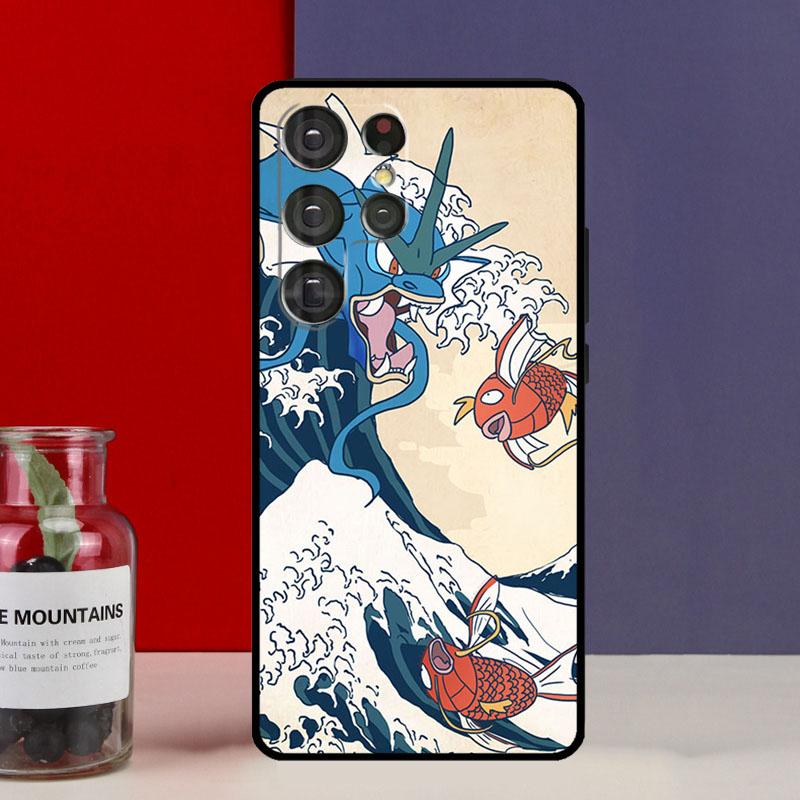 The Great Wave off Kanagawa Funda Case For Samsung Galaxy S25 Ultra S9 S10 S20 S21 S22 Plus S23 Ultra S24 FE Phone Cover