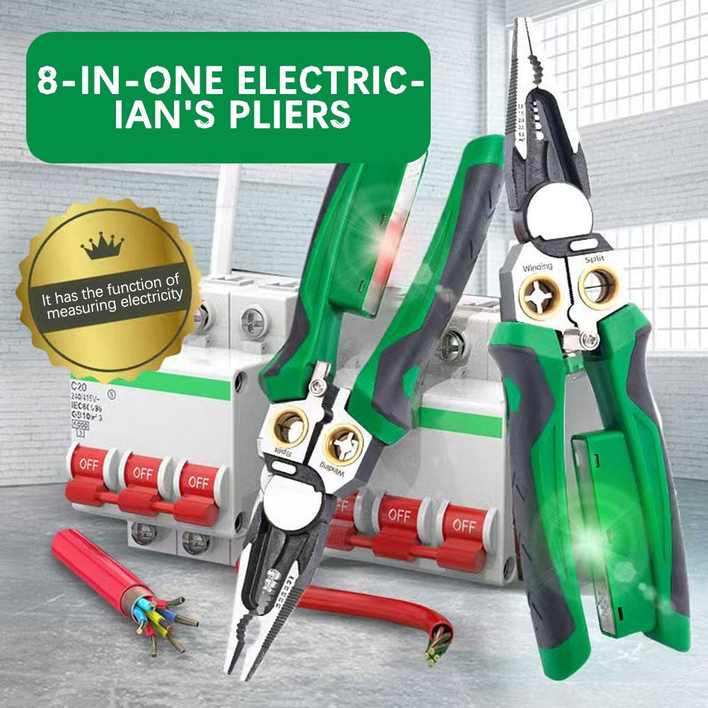 Multifunktions-Elektrikerzange Zum Abisolieren Schneiden Greifen Komfortgriff Elektrikerzangen Werkzeuge Für Heimwerker DIY