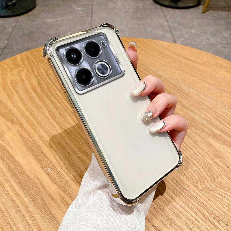 

For Infinix Note 40 Pro Case Infinix Note 30 Phone Case Note 40 40 Pro + Four Corners Thickening Shookproof Plating back cover Infinix Note 30 4G