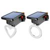 Rechargeable Solar Bicycle Rear Light Heart/Round Bike Taillight Mountain Bike Rear Light Cycling Safety Warning Lamp