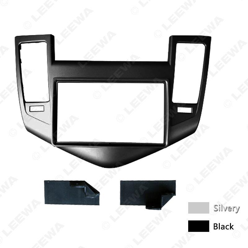 Chevrolet Cruze 2DIN Stereo Modification Frame (Black/Silver)