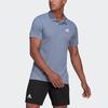 Adidas Polo Shirts Men's Blue Polo Collar Moderate Straight Fit GQ3730