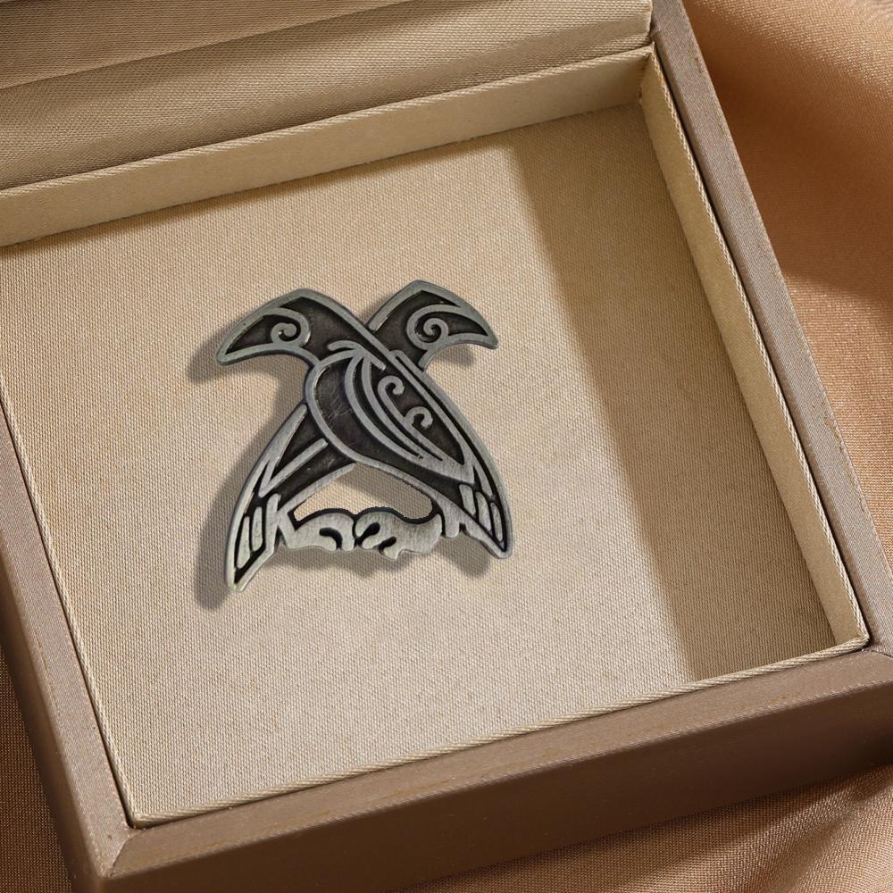 

Mythical Bird-shaped Brooch Universal Metal Enamel Pin for Men Women Fashionable Versatile Clothes Bag Scarf Accessories Brooch сірий колір