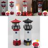 Elegant Outdoor Solar Resin Rotating Lighthouse Garden Decor Lights For Yard Spaces