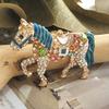 Keychain Pendant Sparkling Rhinestones Cartoon Horse Shape Key Chain Bag Wallet Phone Car Decoration