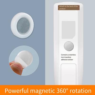 5/10Pcs Magnetic Remote Control Holder Self-Adhesive Wall Mount TV Air Conditioner Remote Control Organizer Hole-Free Home Remote Storage Bracket