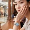Gedi Women's Luxury Silver Quartz Watch - Waterproof, Versatile, and Elegant for Banquets and Daily Wear.