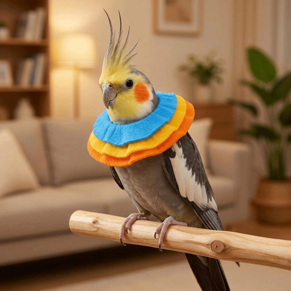 Comfortable Parrot Elizabethan Collar Anti-Bite Parrot Recovery Cone  for Small Cats