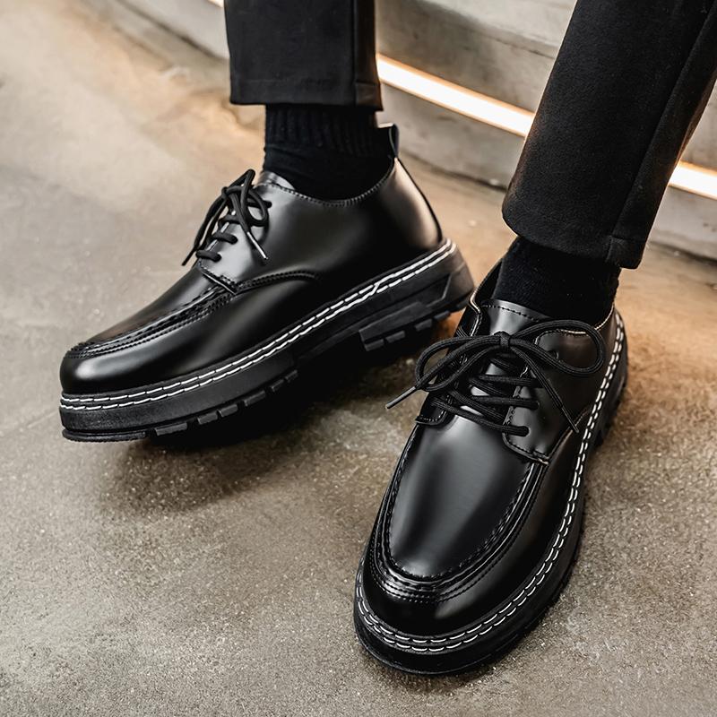 Fashion CYYTL Mens Dress Shoes Leather Casual Office Work Loafers Platform Outdoor Walking Fashion Sport Luxury Designer Summer Sneakers