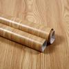 Wasserabweisende Holz-Vinyl-Wandverkleidung Rolle Selbstklebende Dekor Kontaktpapier Türen Schrank Schreibtisch Moderne Möbel Dekorativer Aufkleber