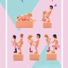 Adult's Sex Souvenir Bachelor Party Clockwork Toys Singles' Day Home Decor Funny Halloween Gift Sex Action Ornaments Sex Trinkets