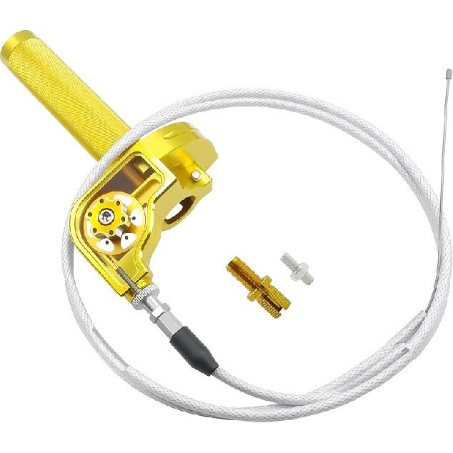 Motorcycle Throttle Grip 7/8" 22Mm CNC Aluminum Quick Twister With Throttle Cable For KLX CR CRF EXC XR CRF50 CRF230 50 110 125 230 250 Dirt Pit Bike