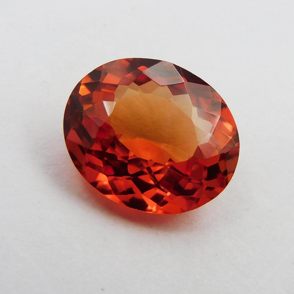 Natural Orange Sapphire 8.90 Ct CERTIFIED Oval Premium Quality Loose Gemstones