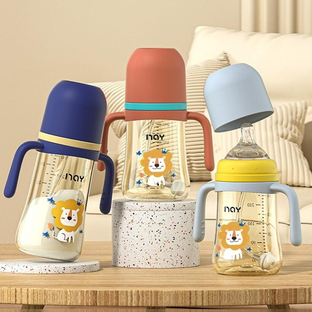 240ML Baby Feeding Bottle Drop Resistant Toddler Milk Cup Cute Newborn Bottle  Night Feeding