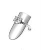Heita Evora Silver Evora Silver Nail Ring