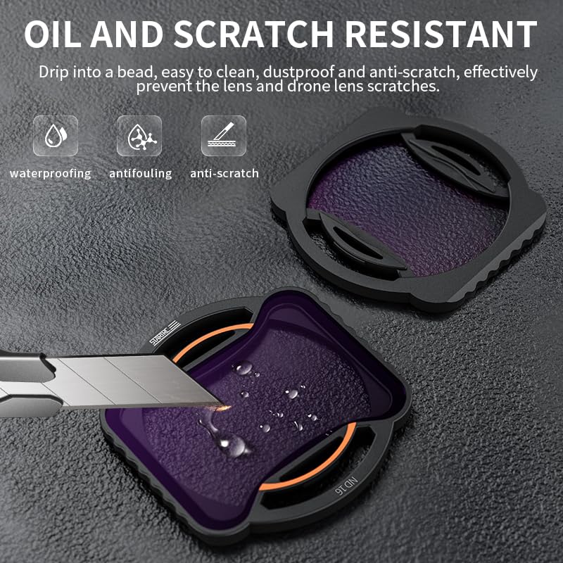 DJI Avata 2 Dron Kompatibilní Sada Objektivových Filtrů Rám Z Hliníkové Slitiny Povlak HD Neutrální Hustota Filtr 16 32 64 Vícevrstvý (CPL+ND8 256)