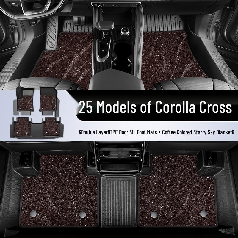 2025 Toyota Corolla Cross TPE Full Coverage Floor Mats & Accessories