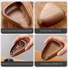 Wooden Coffee Bean Tray with Black Sprayer Wood Dish for Coffee Beans Large Capacity Coffee Grinders Accessories