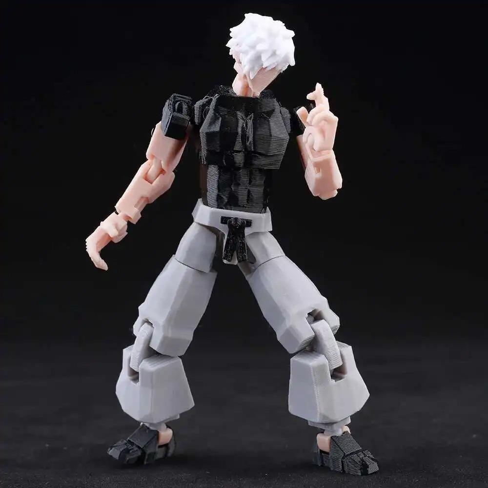 9L3D Gedruckte Jujutsu Kaisen 3D Mini-Figuren, Satoru Gojo & Geto Suguru Action-Modell, Anime PVC Sammlerstatue, Geschenk für Fans