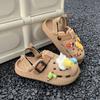 Trendy and Cute Children's Birkenstocks Slippers Breathable Soft-soled Thick-soled Outer Wear Hole Shoes Summer Classmates Cool Slippers Versatile