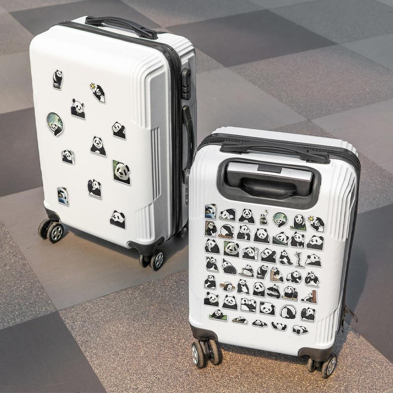 50 Pcs Panda Stickers Cute Cartoon Decals Waterproof Vinyl Stickers for Computer Luggage Guitar Bottle Refrigerator Phone Laptop