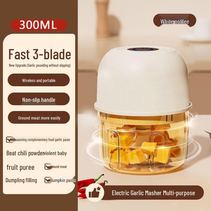 Multi-Functional Baby Food Maker & Grinder: Electric Garlic Paste, Rice Cereal, & Meat Processor