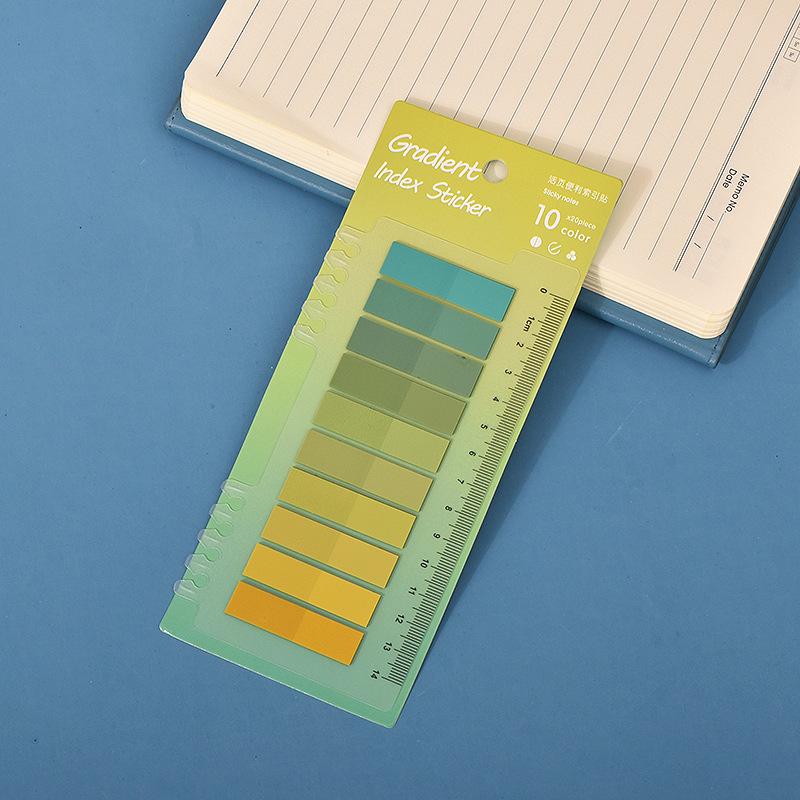 200 Sheets Creative Transparent PET Memo Pad Posted It Sticky Notes Planner Sticker Notepad School Supplies Students Stationery
