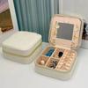 Tragbares Schmuckkästchen Kompakte und praktische Schmuckaufbewahrungsbox Stilvolle Zubehör-Organisationsbox