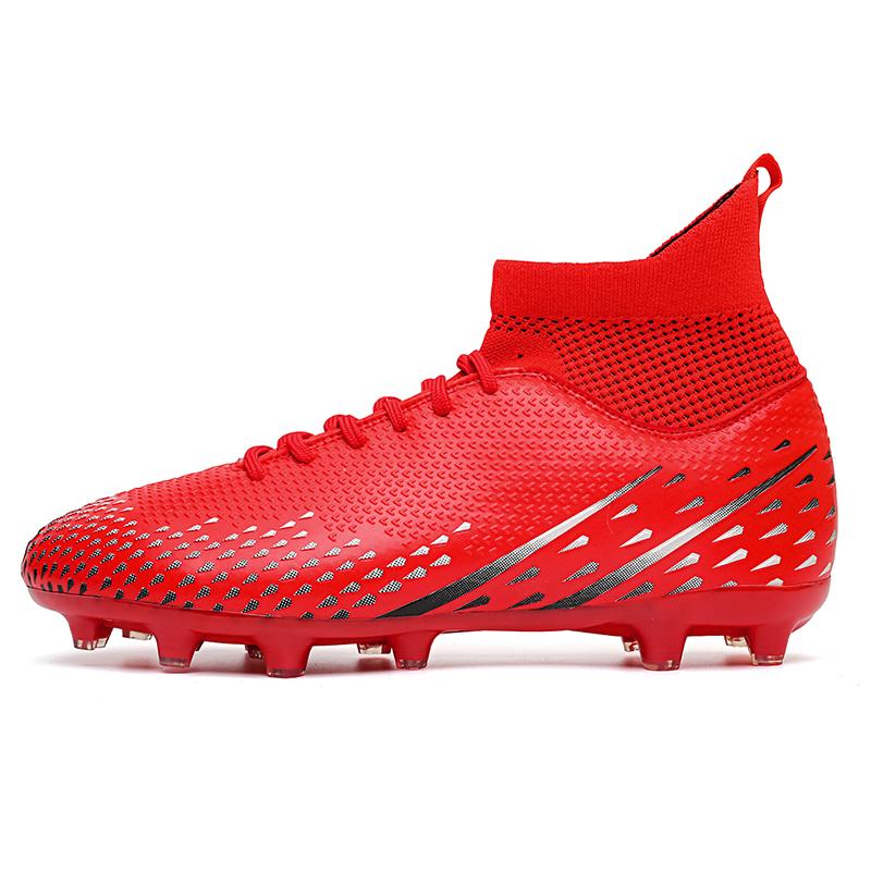 

Professional Original Society Football Boot High-top Futsal Hall Football Boot Leather Lightweight Football Sneakers for Men 35
