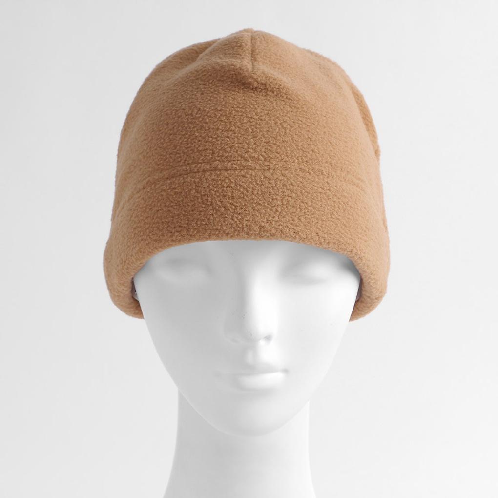 Unisex Short Beanie Hat Brown Winter Brimless Watch Cap