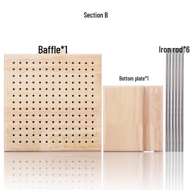 Solid Wood Yarn Pegboard: Crocheting Gift for Grandma