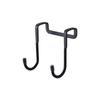 304 Stainless Steel Hook Free Punching Double S-Shape Hook Kitchen Bathroom Cabinet Door Back Type Coat Towel Storage Hanger